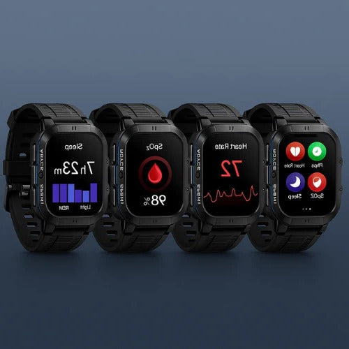 Waterdichte Sporthorloge met Fitness Tracker voor Dames en Heren – Ideaal voor Zwemmen en Actieve Levensstijlen
