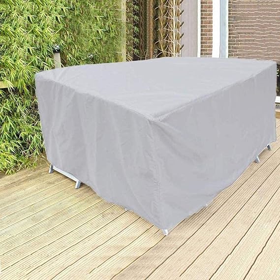 Waterdichte tuinmeubelhoes zwart polyester