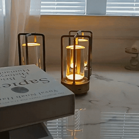 Moderne Minimalistische LED Tafellamp – Kristallen Touch Lamp – Oplaadbare Decoratieve Verlichting