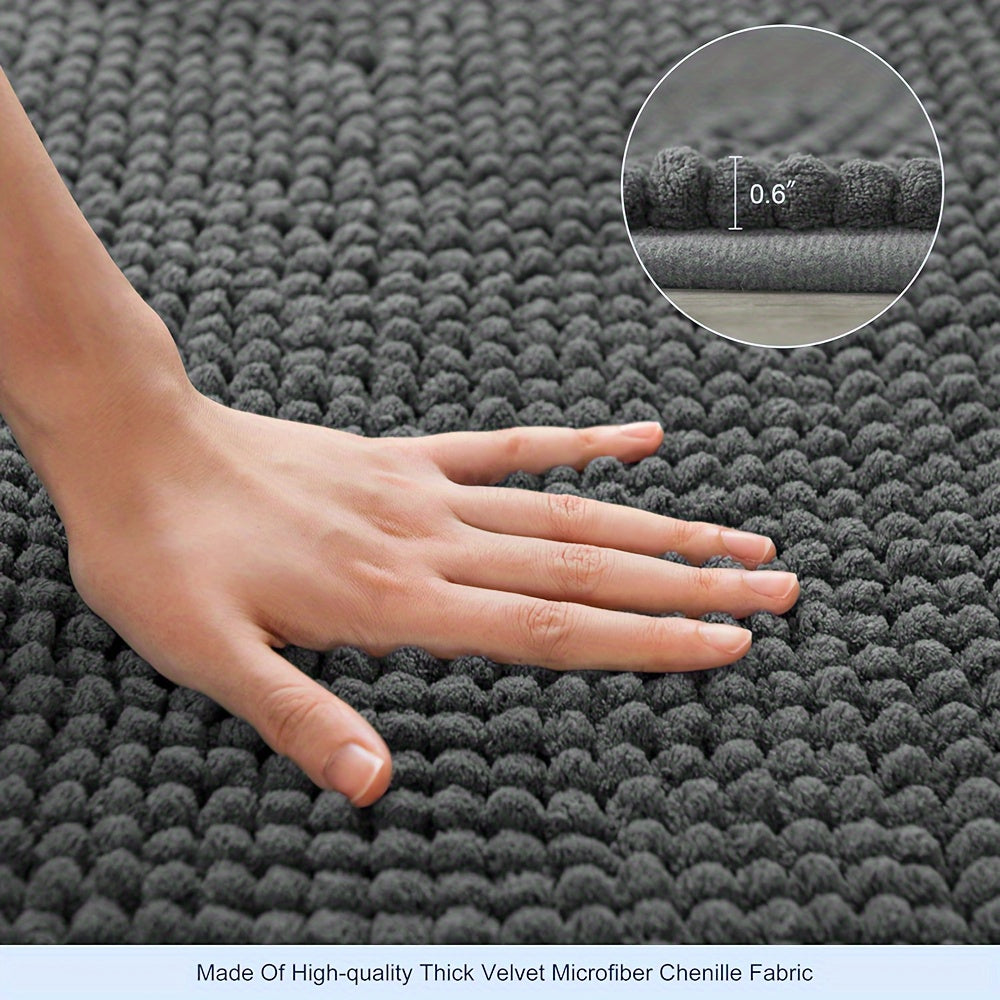 L-vormige Antislip Douchemat – Luxe Ontwerp, Zachte Comfort en Veiligheid