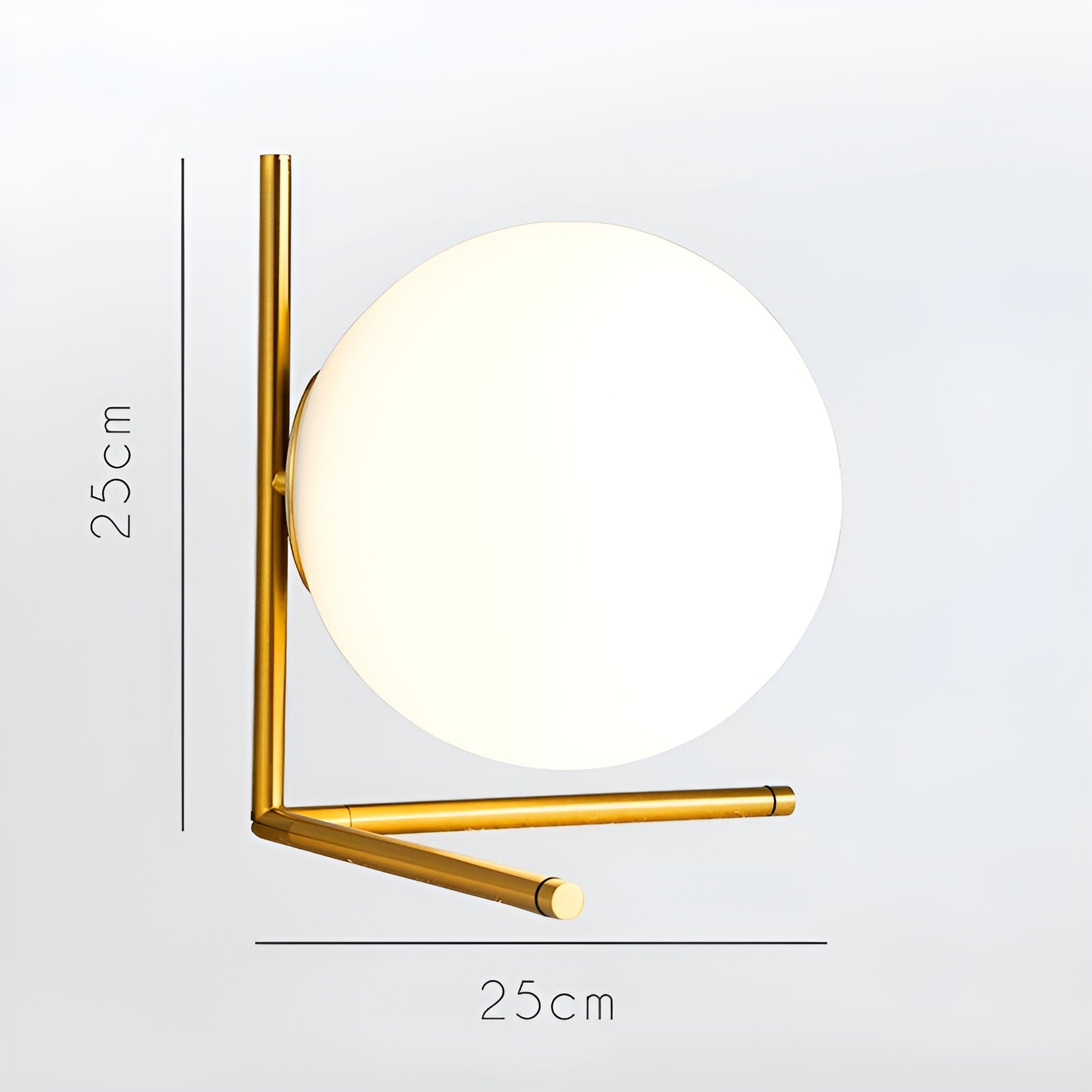 TwinkleSphere Touch Lamp – Elegante Glazen Bol LED Nachtlamp – Moderne Tafellamp voor Woonkamer & Kantoor