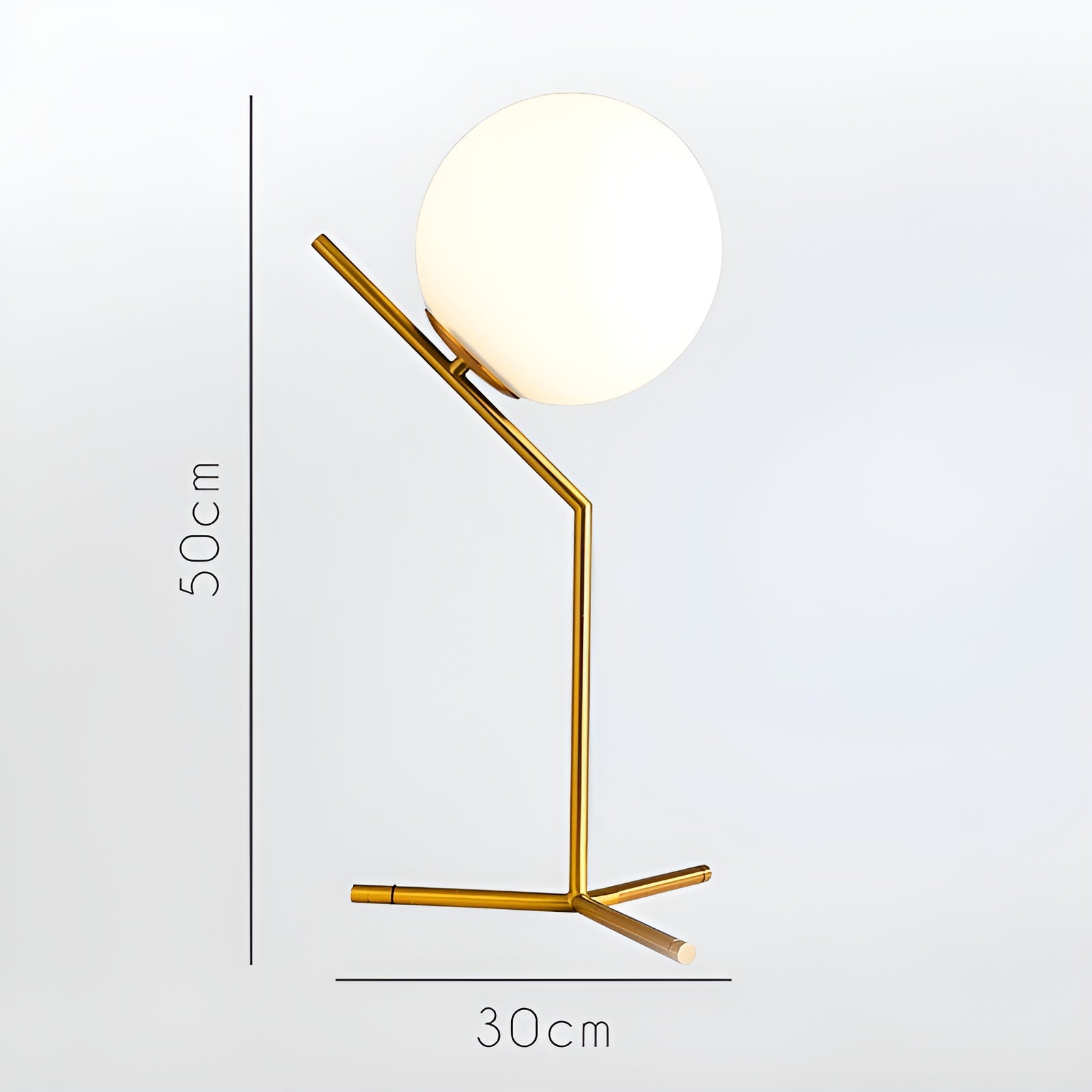 TwinkleSphere Touch Lamp – Elegante Glazen Bol LED Nachtlamp – Moderne Tafellamp voor Woonkamer & Kantoor