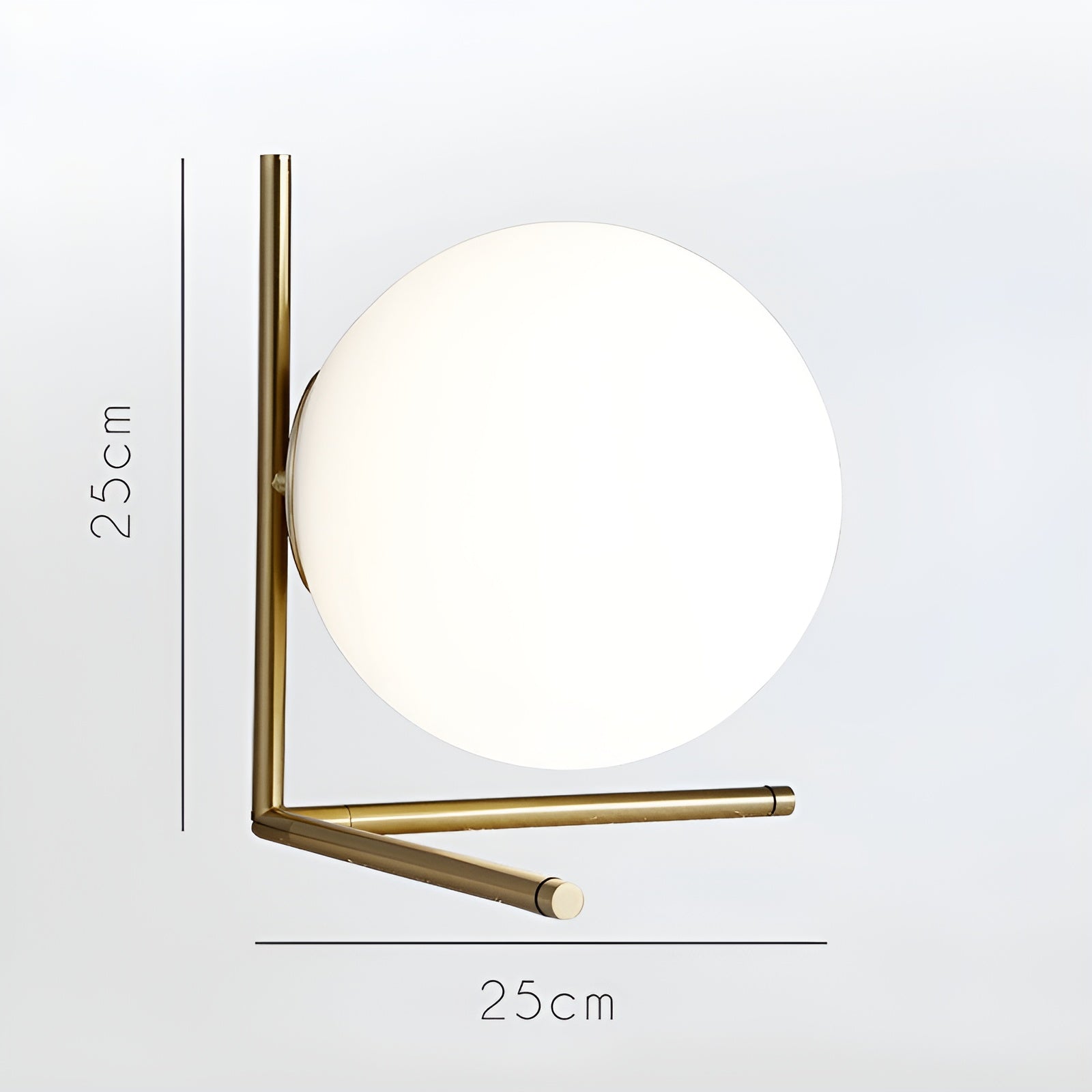 TwinkleSphere Touch Lamp – Elegante Glazen Bol LED Nachtlamp – Moderne Tafellamp voor Woonkamer & Kantoor