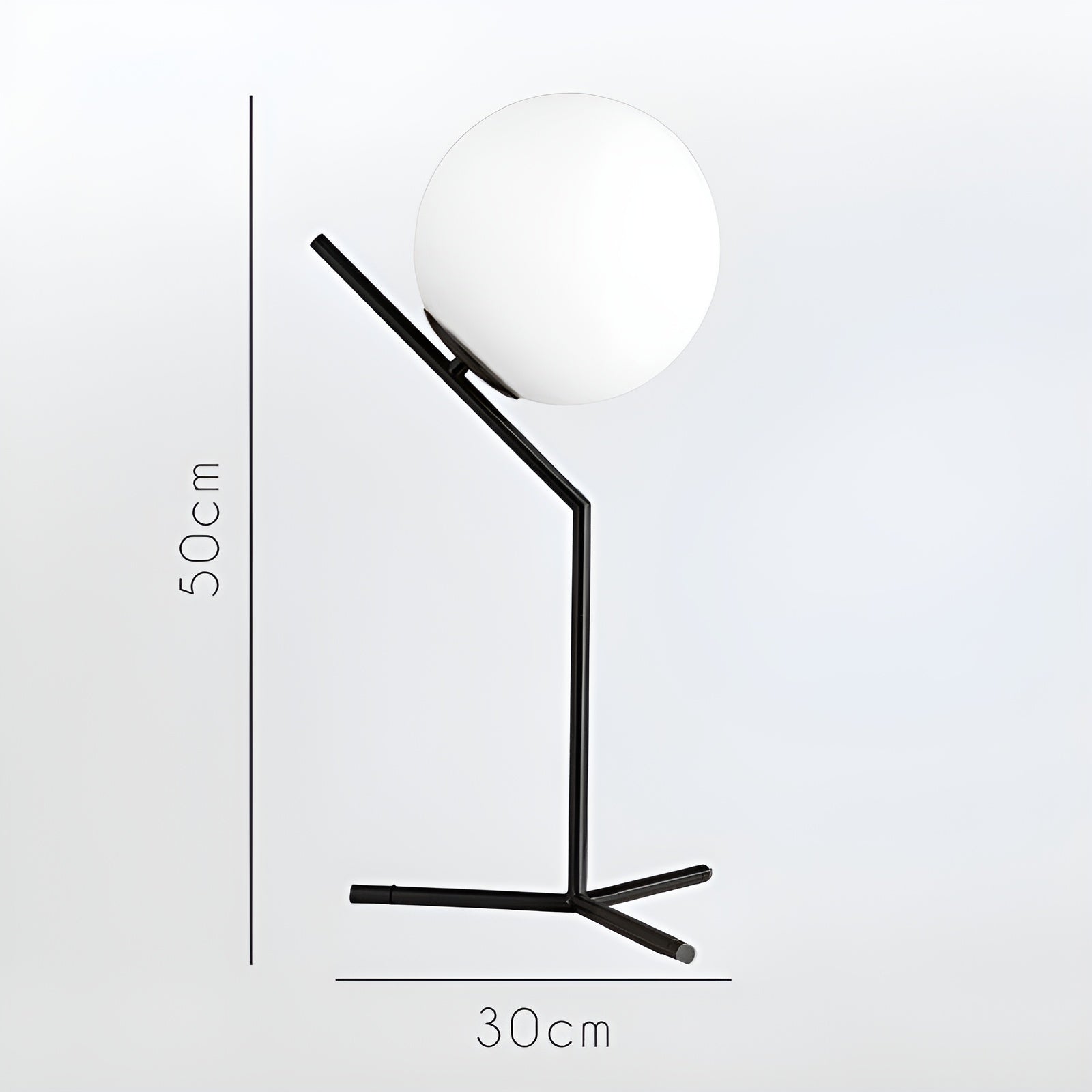 TwinkleSphere Touch Lamp – Elegante Glazen Bol LED Nachtlamp – Moderne Tafellamp voor Woonkamer & Kantoor