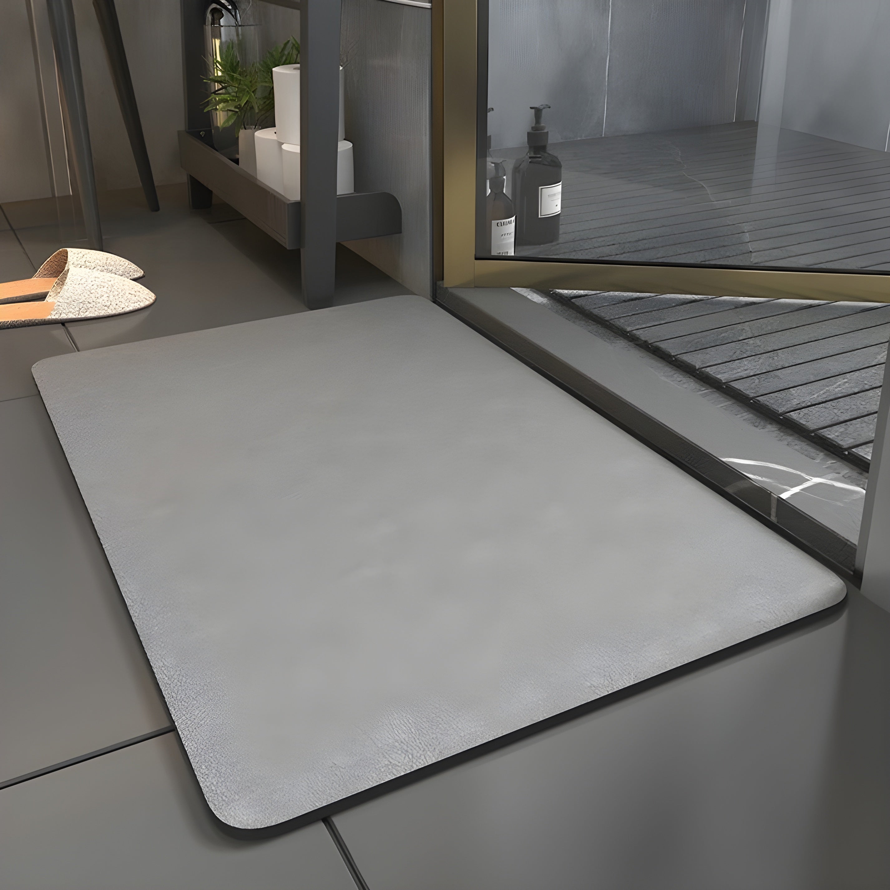 Antislip Badmat – Snel Droog en Antibacterieel voor een Veilige Badkamer