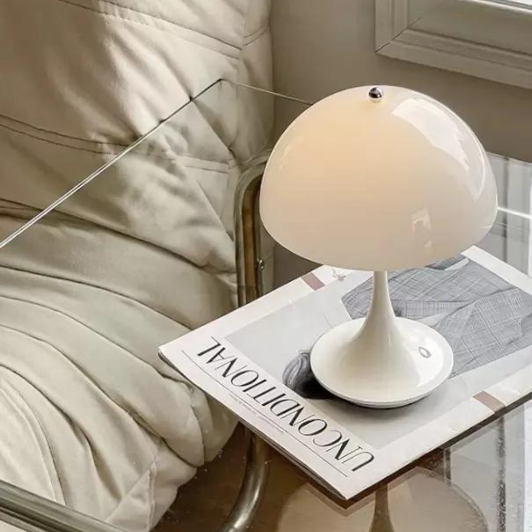 Moderne Glazen Tafellamp - Verstelbare Helderheid met Elegant Ontwerp