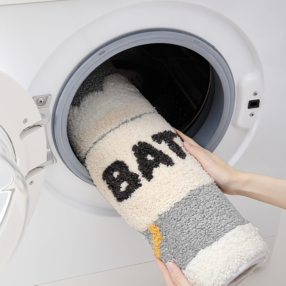 Absorberende Antislip Badkamermat – Zacht, Duurzaam en Veilig Ontwerp