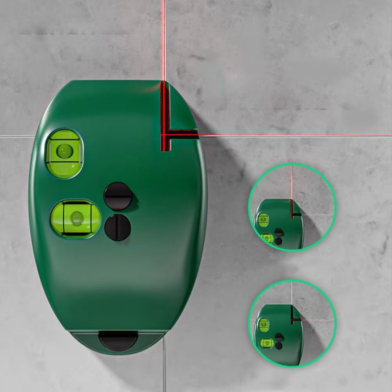 90° Laserhulp voor Nauwkeurig handwerk met Twee Laserlijnen en Wandhouder