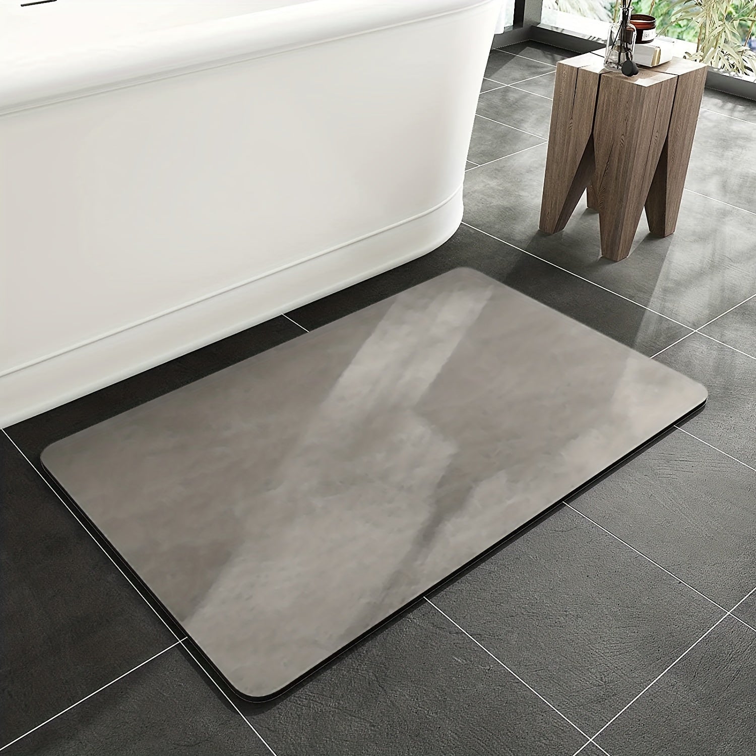 Anti-slip badmat-quick-drying diatomiet bad mat-niet-slip technologiemodern ontwerp