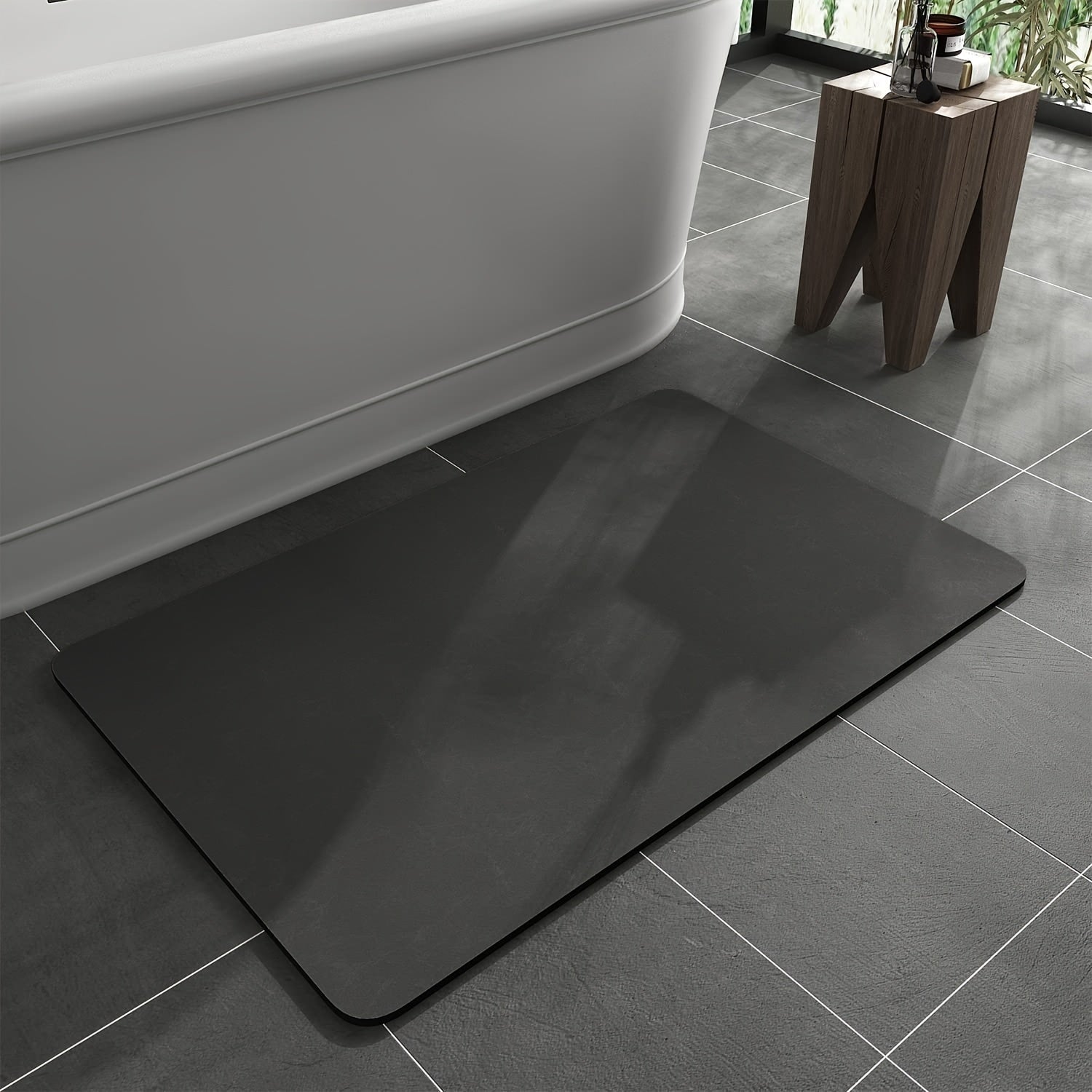 Anti-slip badmat-quick-drying diatomiet bad mat-niet-slip technologiemodern ontwerp
