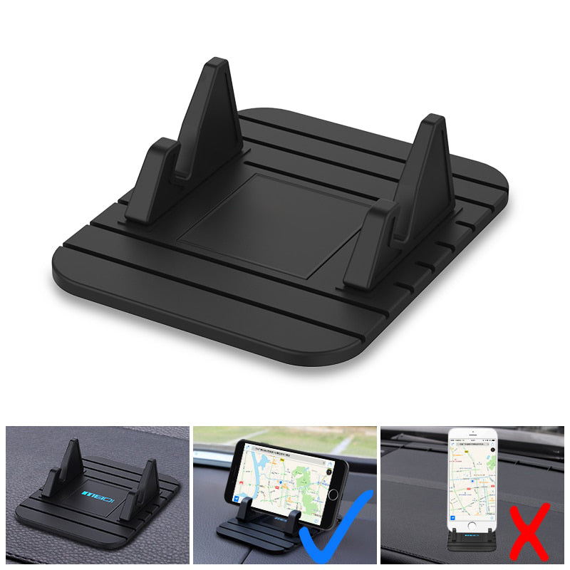 Antislip Telefoonhouder Auto van – Handenvrije Steun voor Smartphone en GPS, Gemakkelijk te Installeren
