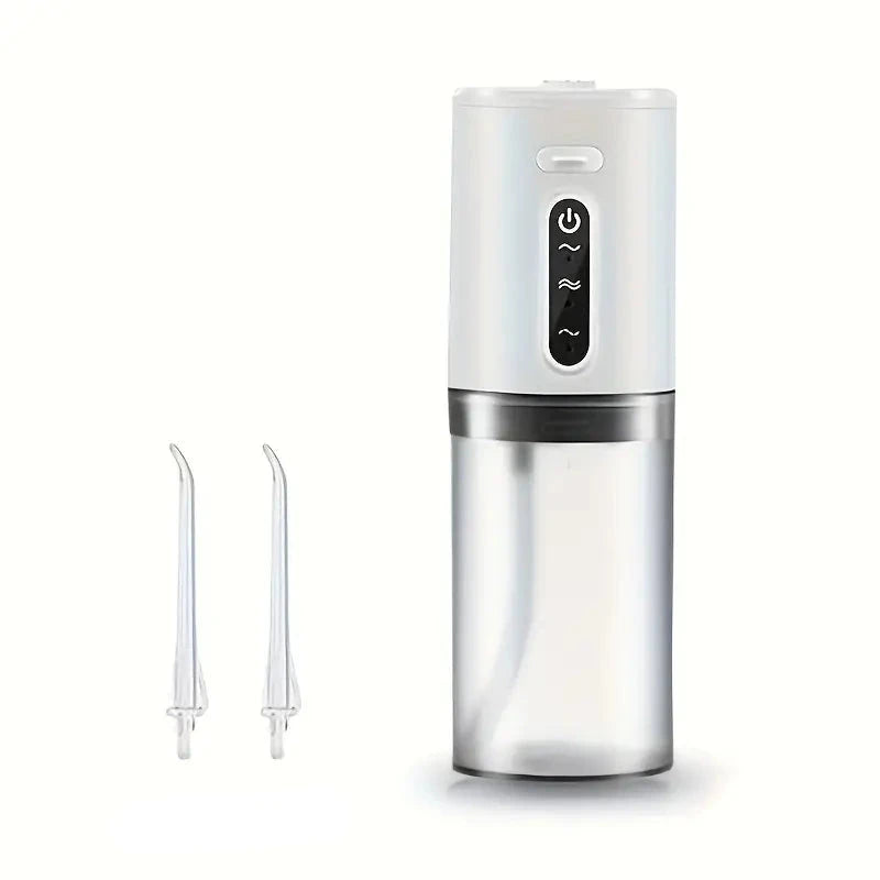 AquaFloss Pro Waterflosser met 3 Reinigingsmodi, IPX6 Waterdicht, 1200-1600 Impulsen per Minuut, 4 Verwisselbare Spuitmonden