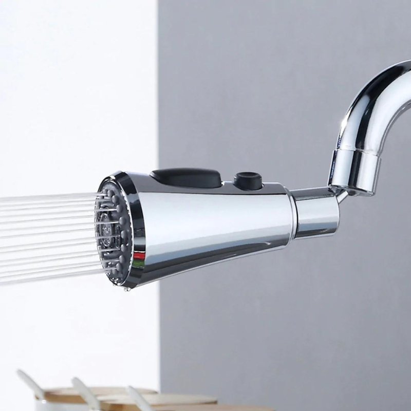 Aquaflow 360° Wahnhahn-sproeikop – Flexibelere, waterbesparende opzetstuk voor waterkranen