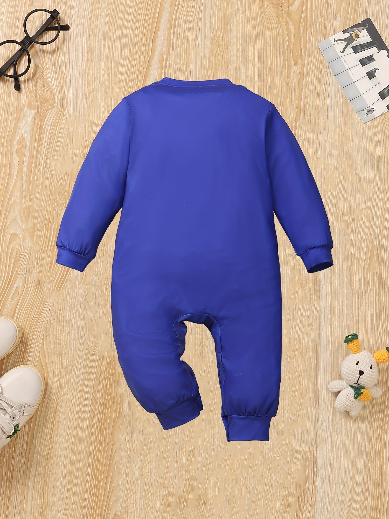 Baby Halloween Jumpsuit met Lange Mouwen en Anime-Design voor 0-3 Jaar – Zacht en Ademend, Eenvoudig Aankleedbaar