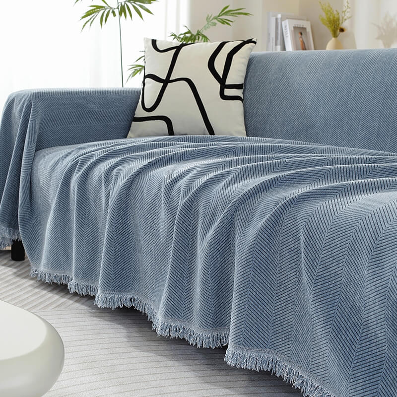 Banksprei met kwastjes | Gezellig design