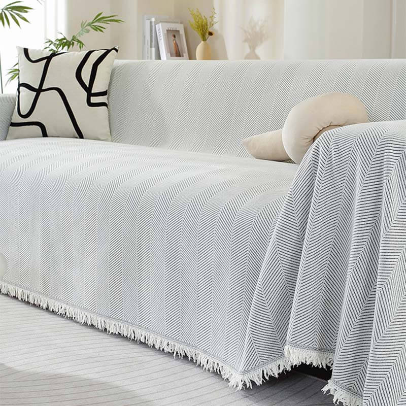 Banksprei met kwastjes | Gezellig design