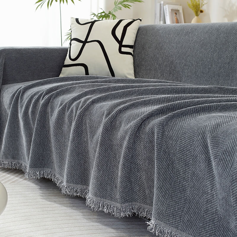 Banksprei met kwastjes | Gezellig design