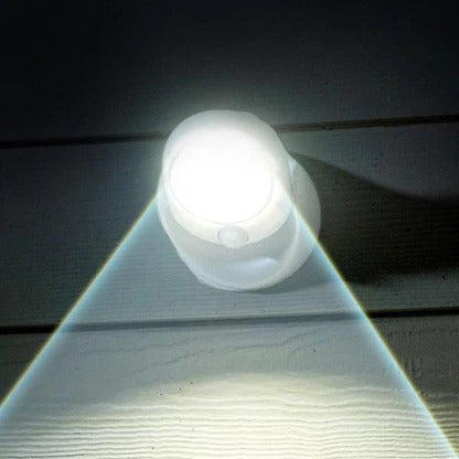 Bewegingsgeactiveerde LED Lamp met 450 Lumen en Draaibare Basis voor Binnen en Buiten Verlichting