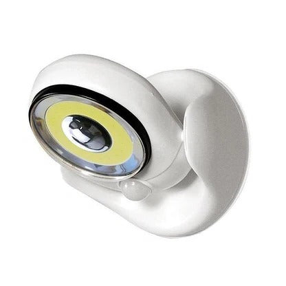 Bewegingsgeactiveerde LED Lamp met 450 Lumen en Draaibare Basis voor Binnen en Buiten Verlichting