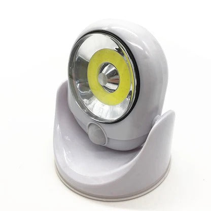 Bewegingsgeactiveerde LED Lamp met 450 Lumen en Draaibare Basis voor Binnen en Buiten Verlichting