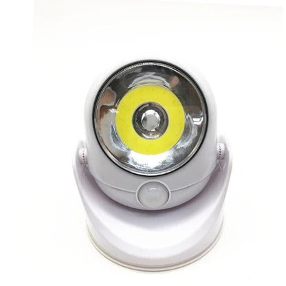 Bewegingsgeactiveerde LED Lamp met 450 Lumen en Draaibare Basis voor Binnen en Buiten Verlichting