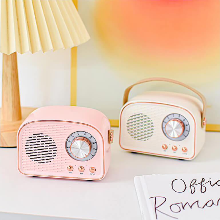 Bluetooth-luidspreker Retro draadloze draagbare radio