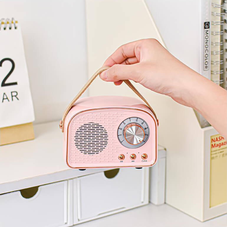 Bluetooth-luidspreker Retro draadloze draagbare radio