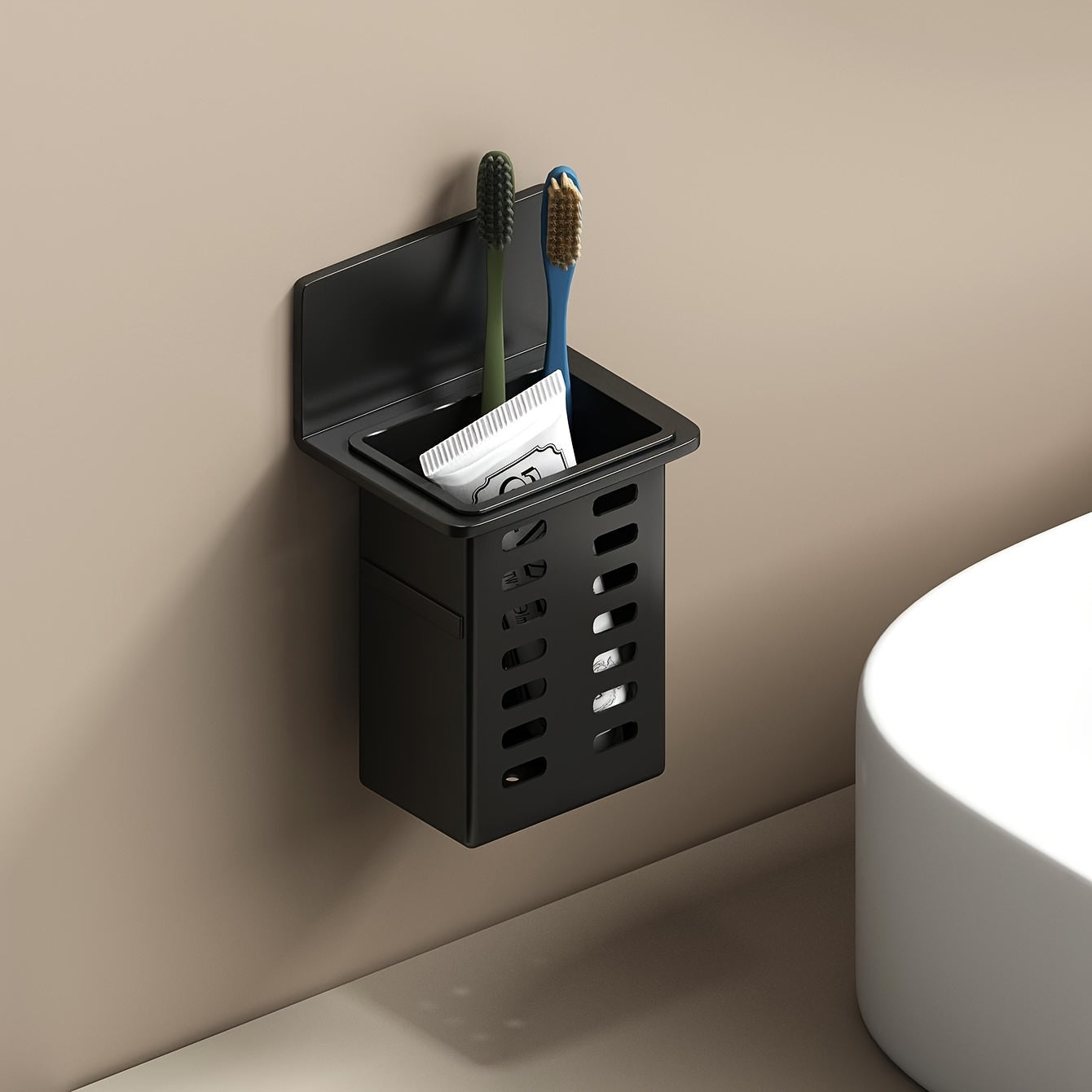 Zonder Boren Wandplank – Organizer voor Badkamer en Keuken met Afvoersysteem