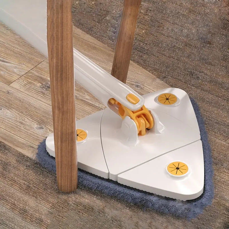 Clean360° Balai met 360° Rotatie en Automatisch Essoringssysteem – Inclusief 6 Microvezel Doeken voor Diverse Vloertypes