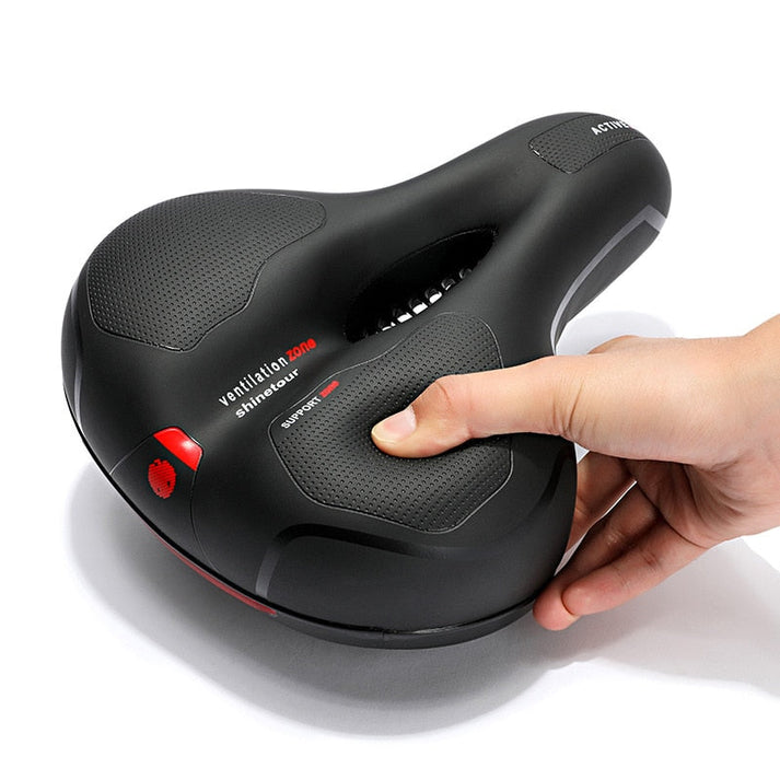 CloudComfort Pro Fietszadel – Ergonomisch, pijnloos fietsen | Waterdicht & ademend zadel