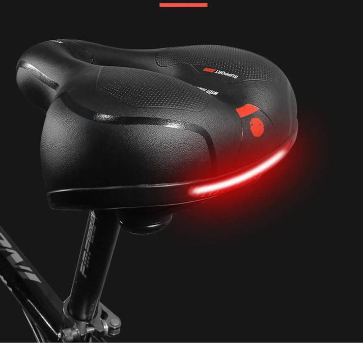 CloudComfort Pro Fietszadel – Ergonomisch, pijnloos fietsen | Waterdicht & ademend zadel