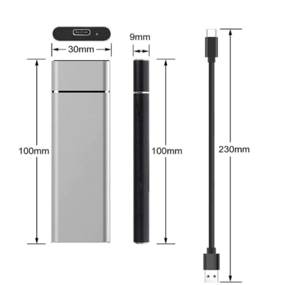 DataVault - 8TB draagbare externe harde schijf