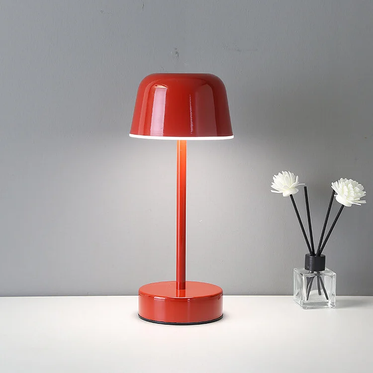 Dimbare Oplaadbare Tafel Lamp met Batterij – Compact en Draagbaar, Drie Lichtkleuren, Modern Ontwerp