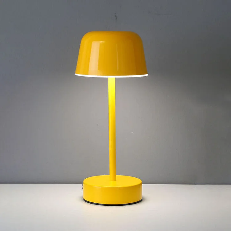 Dimbare Oplaadbare Tafel Lamp met Batterij – Compact en Draagbaar, Drie Lichtkleuren, Modern Ontwerp