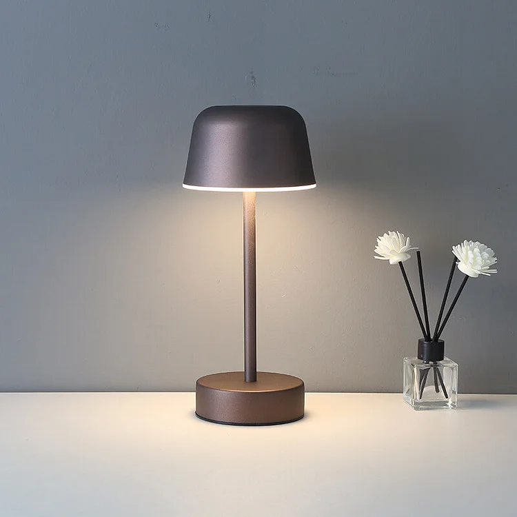 Dimbare Oplaadbare Tafel Lamp met Batterij – Compact en Draagbaar, Drie Lichtkleuren, Modern Ontwerp