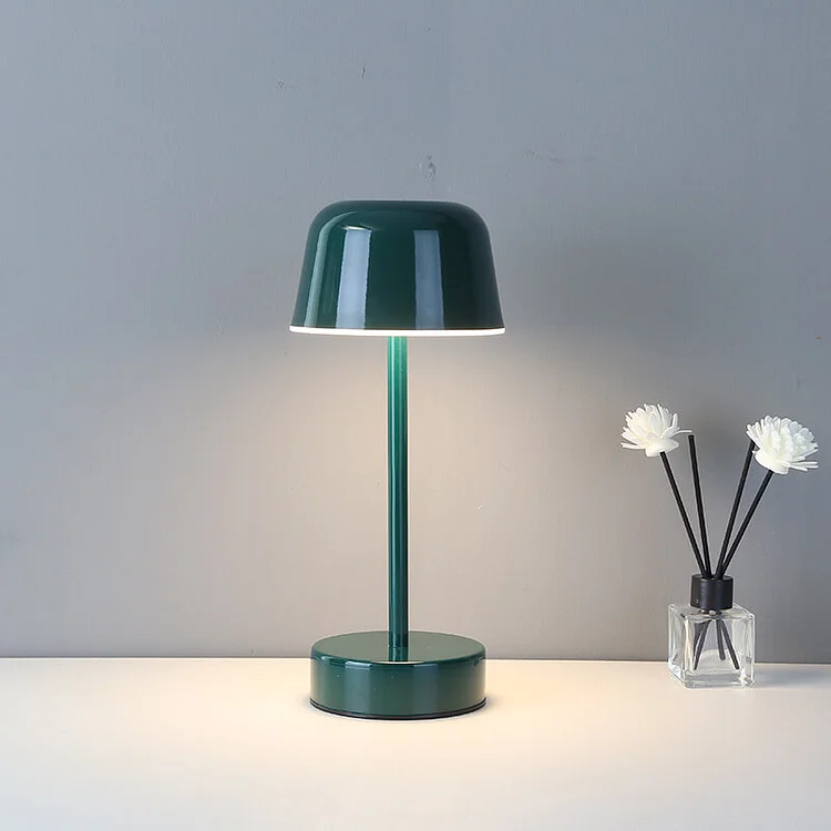 Dimbare Oplaadbare Tafel Lamp met Batterij – Compact en Draagbaar, Drie Lichtkleuren, Modern Ontwerp