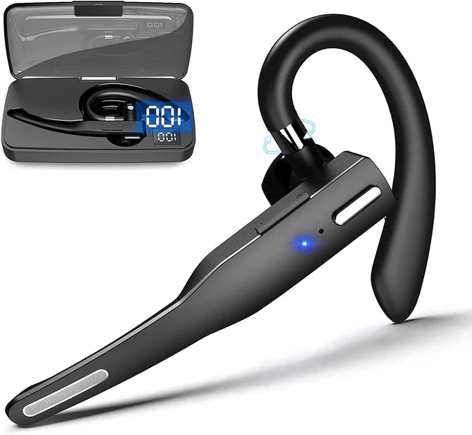 Draadloze Bluetooth 5.1 Headset met Ruisonderdrukking en Lange Batterijduur – Ergonomisch Ontwerp voor Professioneel Gebruik
