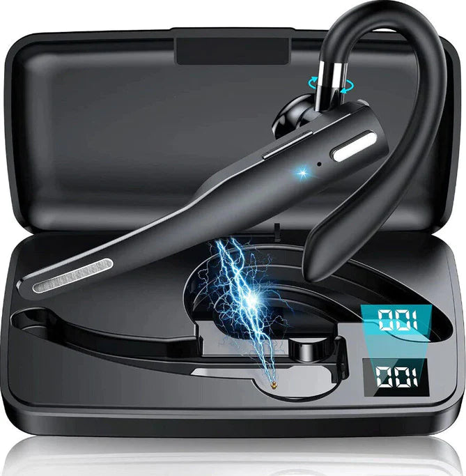 Draadloze Bluetooth 5.1 Headset met Ruisonderdrukking en Lange Batterijduur – Ergonomisch Ontwerp voor Professioneel Gebruik