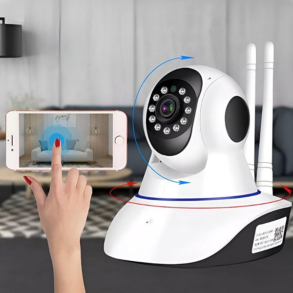 Draadloze IP Beveiligingscamera 1080P HD met Tweeweg-Audio en Nachtzicht tot 15m