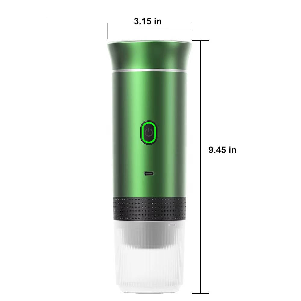 Draagbare espresso- en cappuccino-koffiemachine – USB-oplaadbaar met 290 PSI-druk