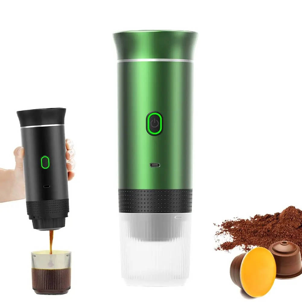 Draagbare espresso- en cappuccino-koffiemachine – USB-oplaadbaar met 290 PSI-druk