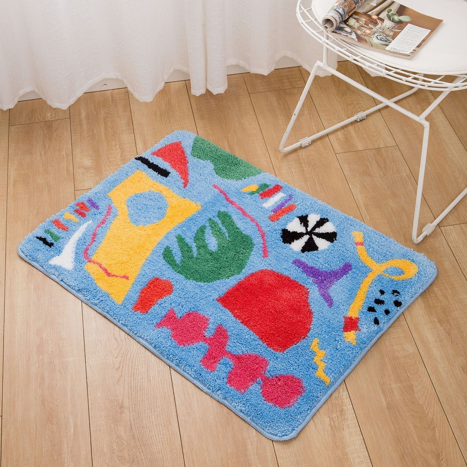 Duurzame Aardbei Voetmat 50x80 cm - Weerbestendig en Rutschbestendig voor Binnen en Buiten Gebruik