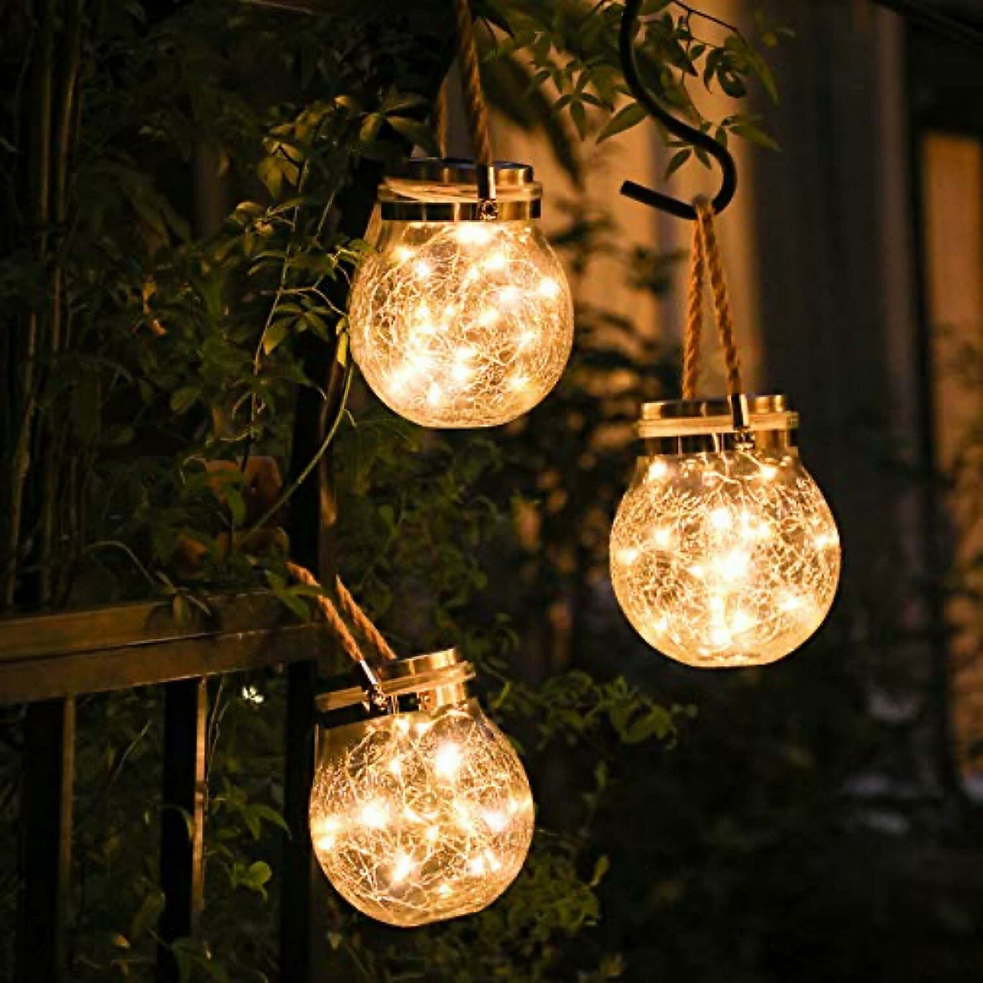 Elegante Tuinlamp Solar van Glas met LED Verlichting - Duurzame en waterdichte Tuinverlichting voor Buiten