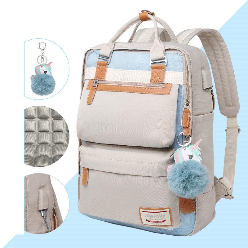 Elegante Waterdichte Rugzak Dames met Laptopvak tot 15,6 Inch – Stijlvol en Duurzaam
