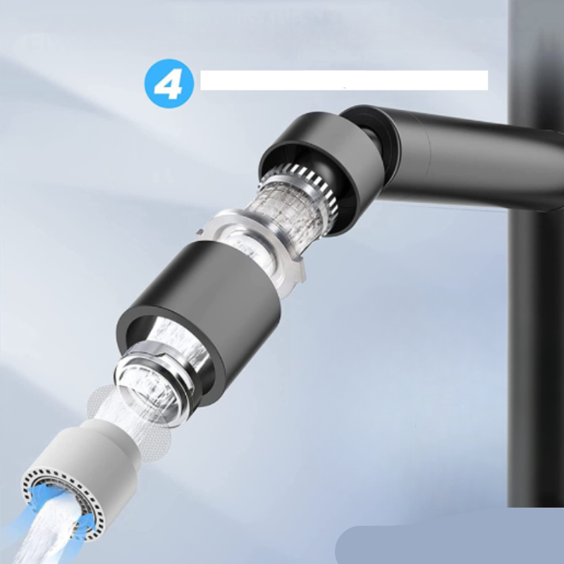 Flexispray kraanspuiter 360 °-veelzijdige bevestiging voor eenvoudige reiniging