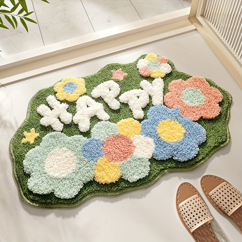 Florstoft badmat - Luxe, zeer absorberende badmat met elegant design