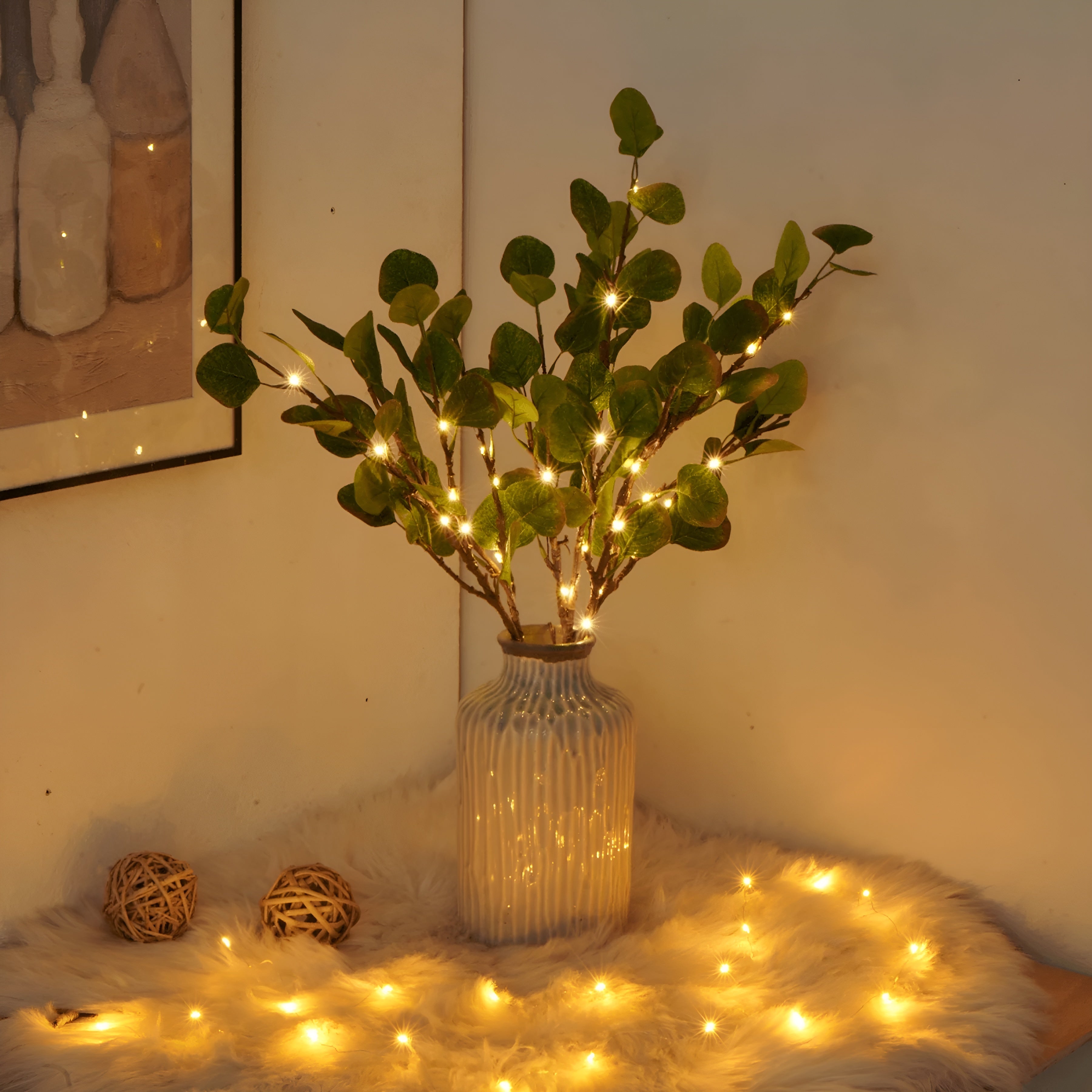 EverLeaf LED Decoratieve Taklamp – Elegant Natuurlijk Design voor Huis- en Kantoordecoratie