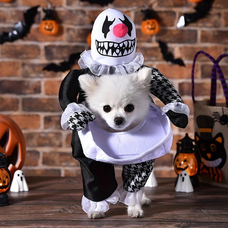 Grappig eng Halloweenkostuum voor middelgrote honden - Zacht, gemakkelijk aan te trekken pulloverkostuum