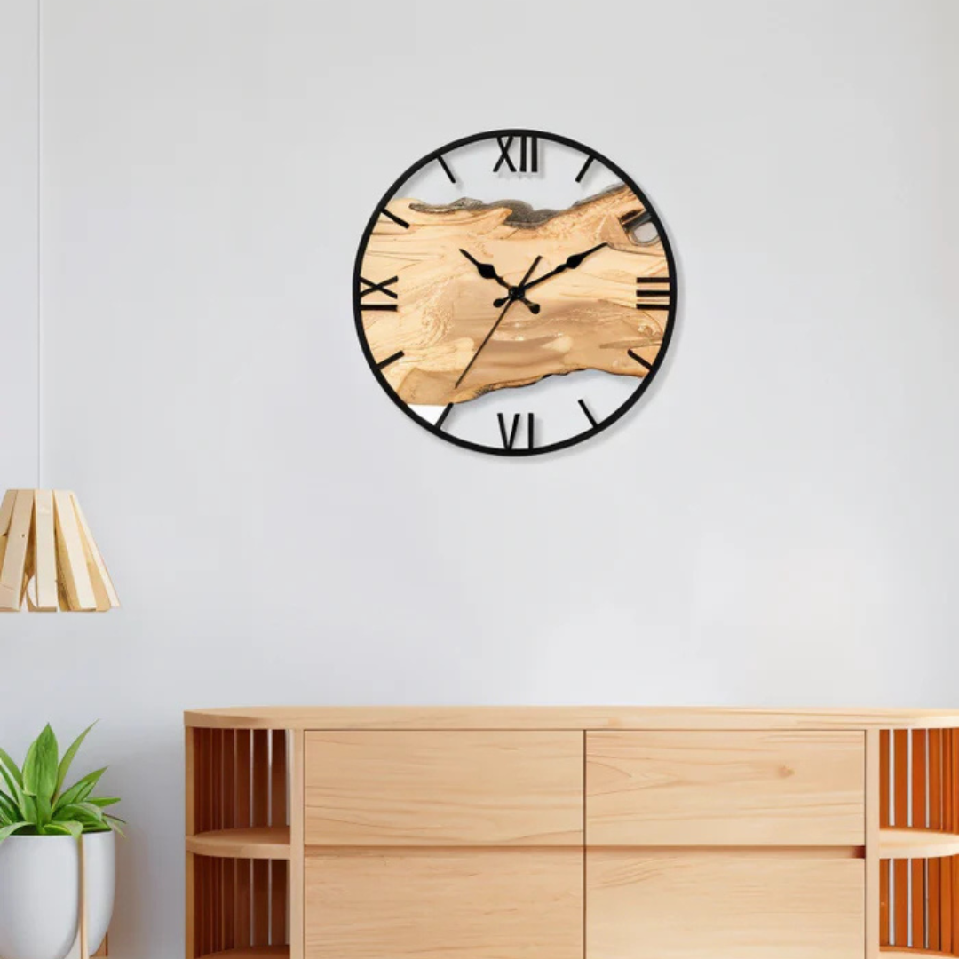 Grote wandklok 30 cm - Minimalistisch ontwerp voor stijlvolle interieurs