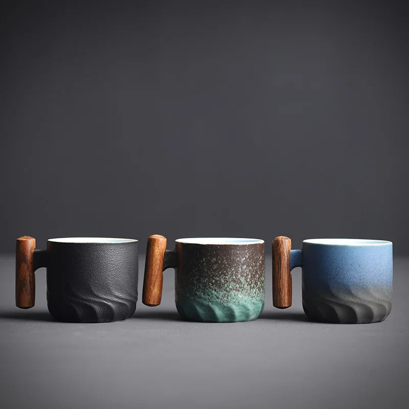 Handgemaakte kop met handvat – Japans ontwerp voor espresso en sake